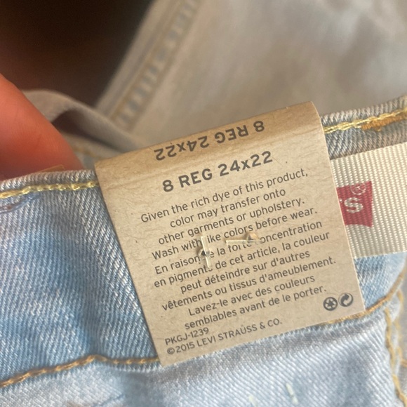 LEVIS X Disney MICKEY MOUSE 511 Slim Youth Jeans Disney Ltd Edition Size 8 - Picture 11 of 12